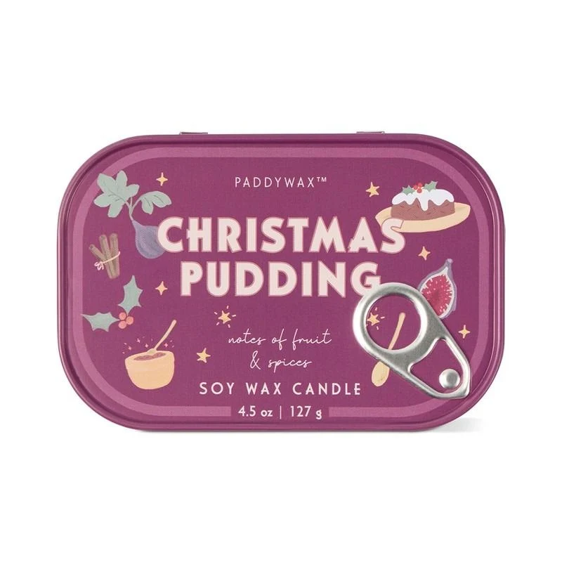 Bistro Vela en Lata Christmas Pudding - Fruit & Spices