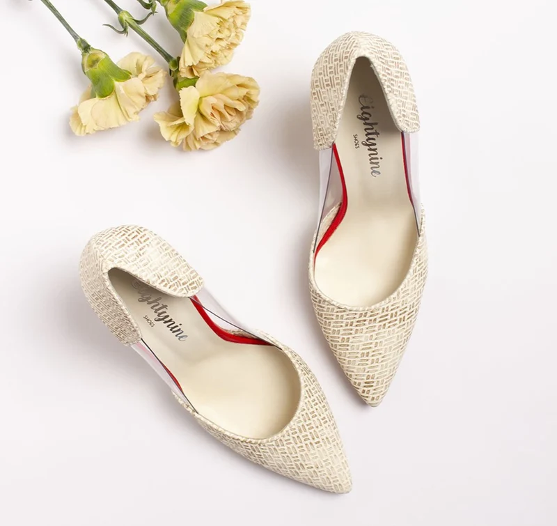 ZAPATO TACÓN NAIROBI VAINILLA