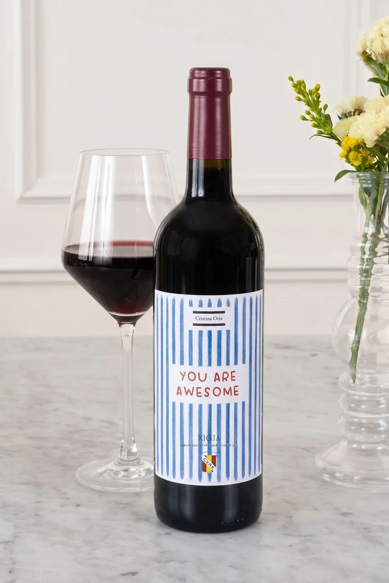 Vino Cune Rioja Crianza "You Are Awesome"